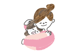 calm downのイラスト